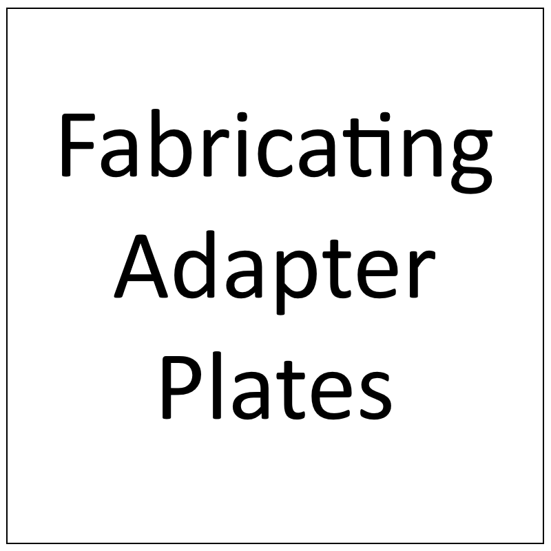 Lot C301:  Fabricating adapter plates for bogies - Total = 2