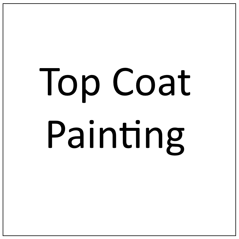Lot C405:  Preparing and top coating painting - Total = 10